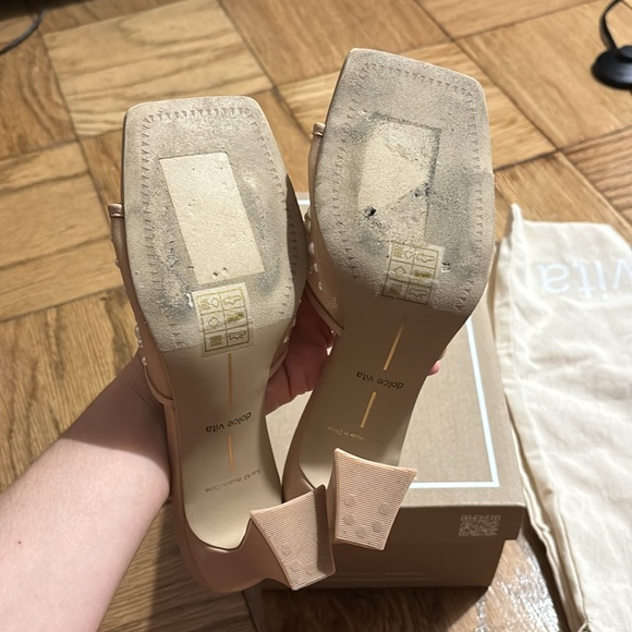 Narda Pearl Blush Sandal Heel - Picture 8 of 8